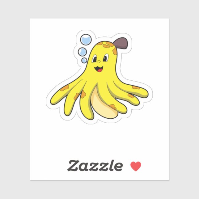 Sticker Octopus (Feuille)