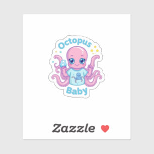 Sticker Octopus Baby