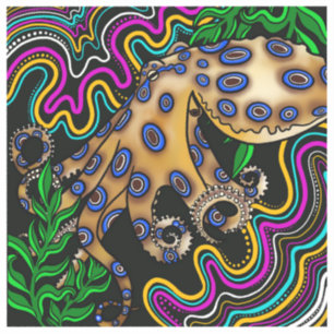 Sticker Octopus Vinyl