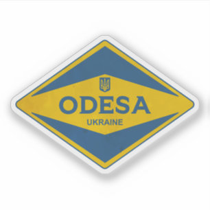 Sticker Odesa Ukraine Vintage