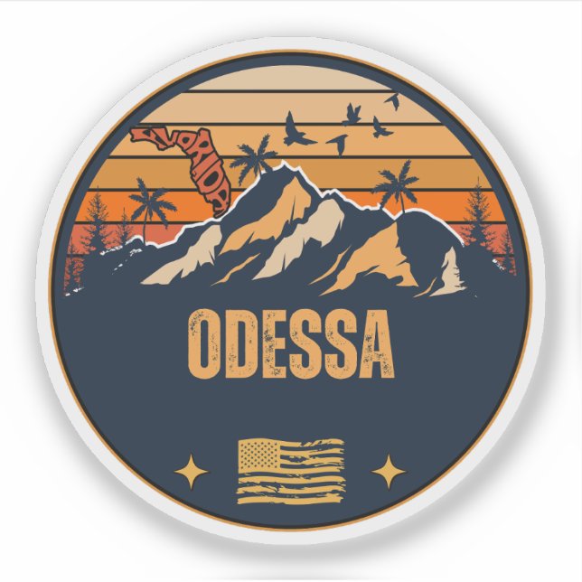 Sticker Odessa, Floride  (Devant)