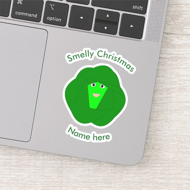 Sticker Odeur Noël Bruxelles Sprout Custom (Détail)