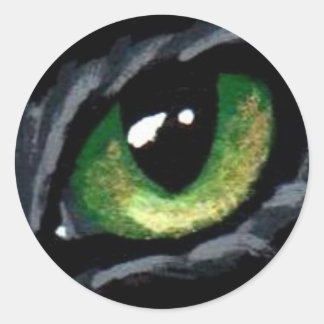 Sticker "Oeil de chat : Vert"