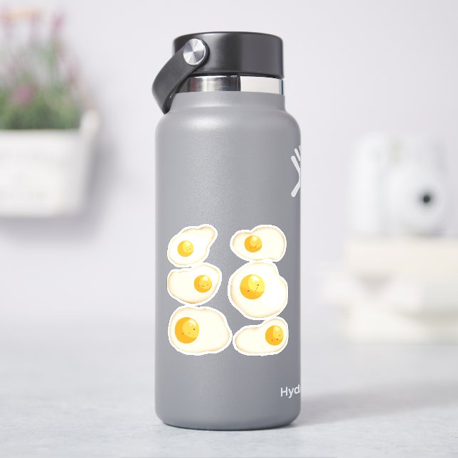Sticker OEufs au plat (HydroFlask)