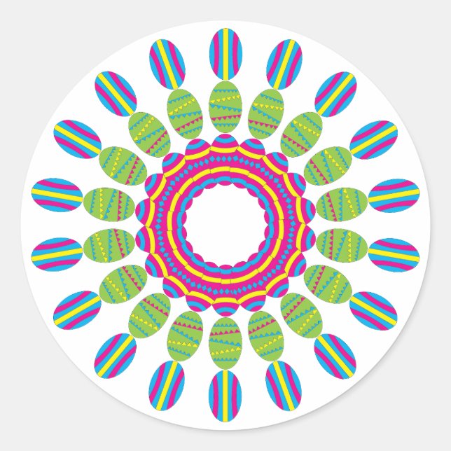 Sticker OEufs de Pâques (Devant)