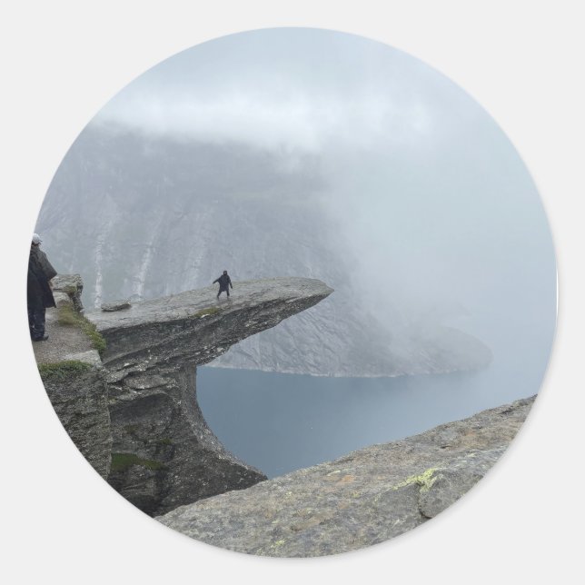 Sticker of Trolltunga Norway (Devant)