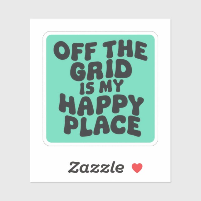 Sticker Off the Grid (Feuille)