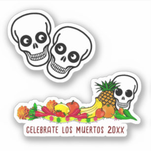 Sticker Offres Pour Dia De Los Muertos