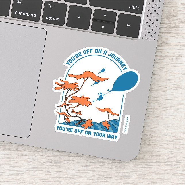 Sticker Oh, Les Endroits Où Tu Vas Aller ! "Pars en voyage (Détail)