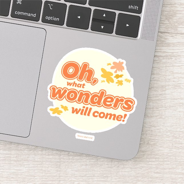 Sticker Oh, Les Endroits Où Tu Vas Aller ! "Quelles Mervei (Détail)