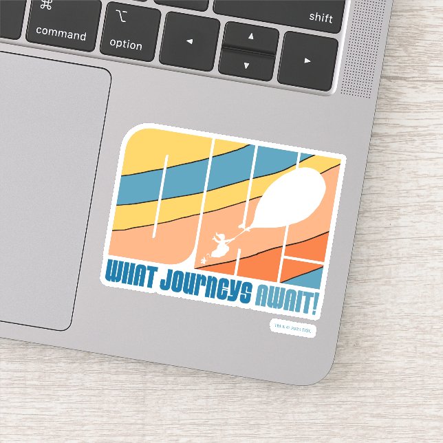 Sticker Oh, Les Endroits Où Tu Vas Aller ! "Quels voyages  (Détail)