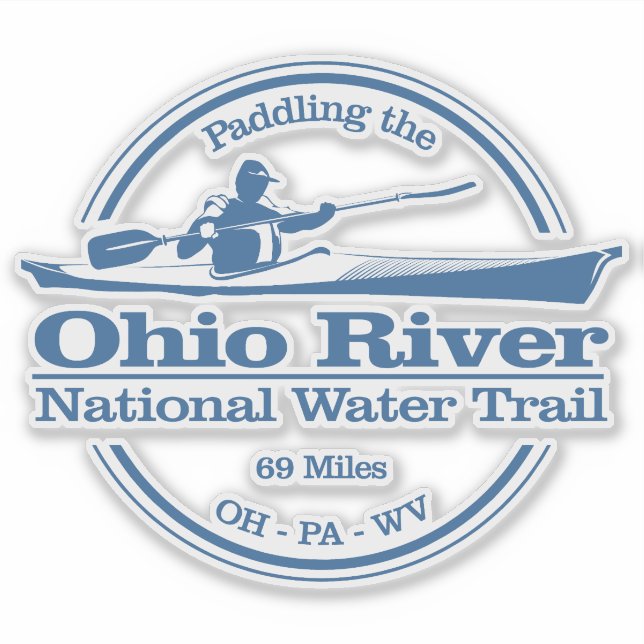 Sticker Ohio River T.N.-O. (SK) (Devant)
