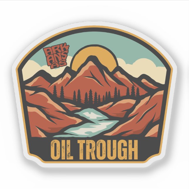 Sticker Oil Trough, Arkansas  (Devant)
