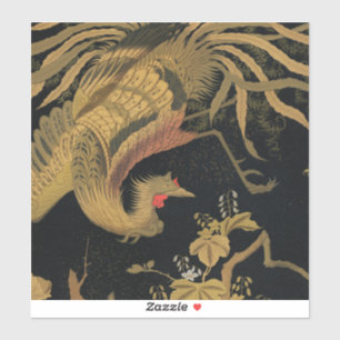 Sticker Oiseau mythique Howo d'Audsley : Phénix japonais d