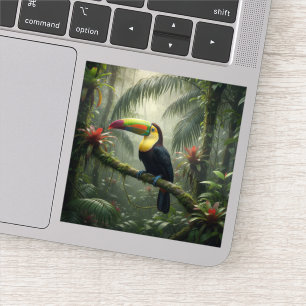 Sticker Oiseau Toucan