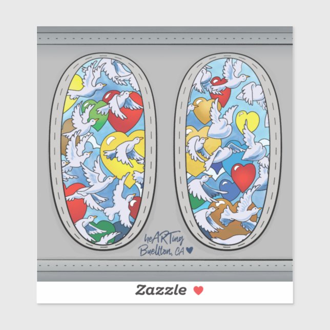 Sticker - Oiseaux à aimer (Feuille)