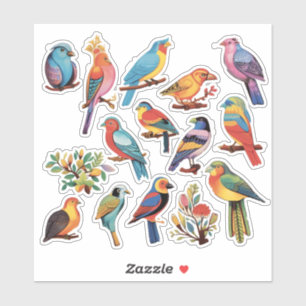 Sticker Oiseaux du paradis