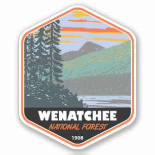 Sticker Okanogan Wenatchee National Forest Washington