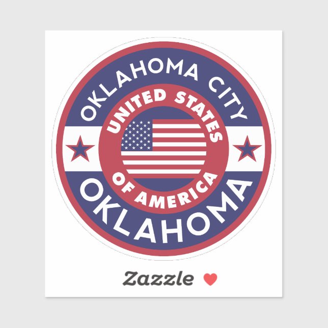 STICKER OKLAHOMA (Feuille)