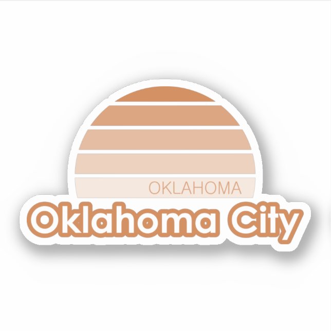 Sticker Oklahoma City (Devant)