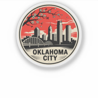 Sticker Oklahoma City Oklahoma USA