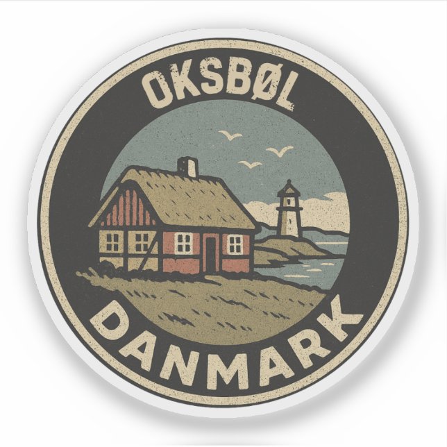 Sticker Oksbøl, Danemark Danmark  (Devant)