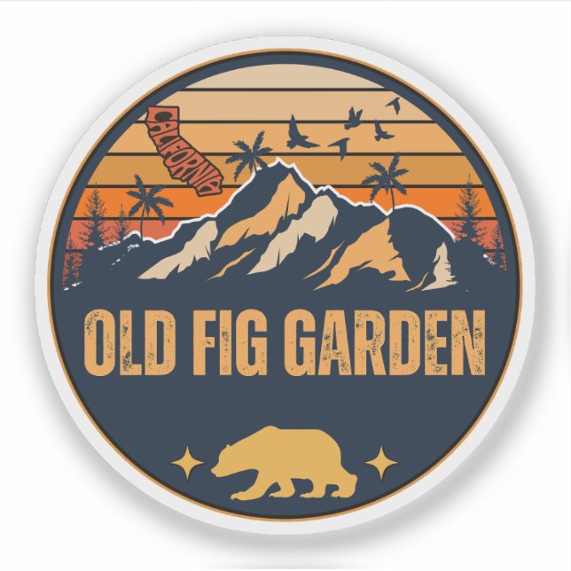Sticker Old Fig Garden, Californie (Devant)