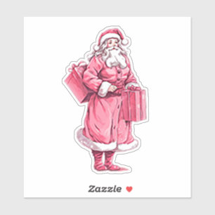 Sticker Old Time Santa Clause