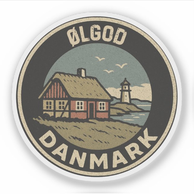 Sticker Ølgod, Danemark Danemark  (Devant)