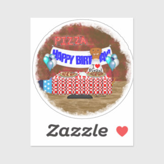 Sticker Oliver The Otter est 6 Years Old ! Joyeux annivers