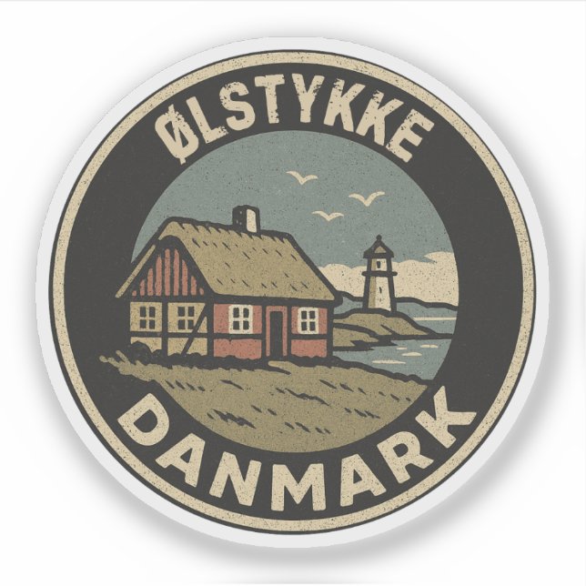Sticker Ølstykke, Danemark Danmark (Devant)