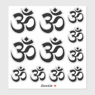 Sticker Om Symbole Ohm Yoga Bouddhisme spirituel