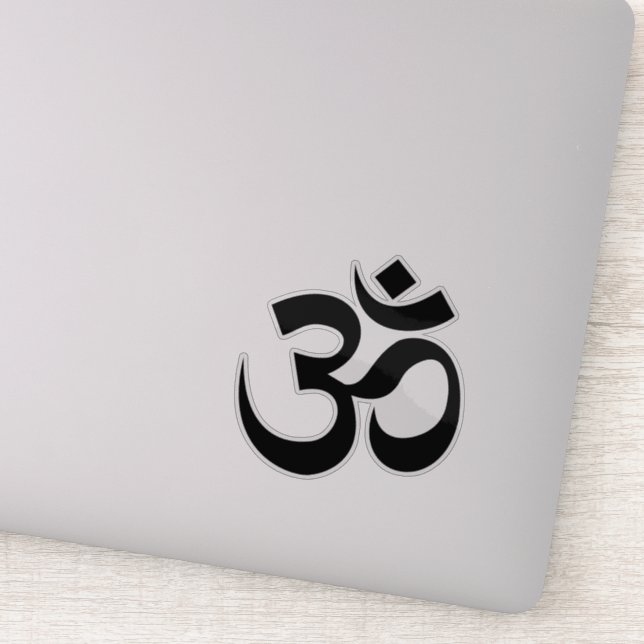 Sticker Om Symbole Ohm Yoga Bouddhisme spirituel (Détail)