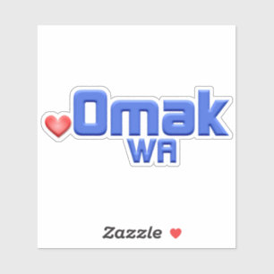 Sticker Omak Washington