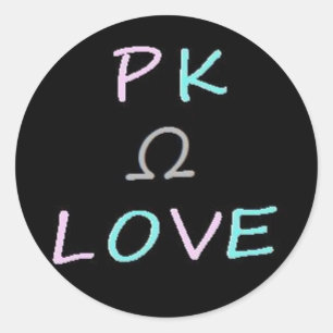 Sticker Omega PK Love