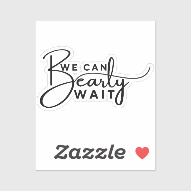 Sticker On attend bébé  (Feuille)