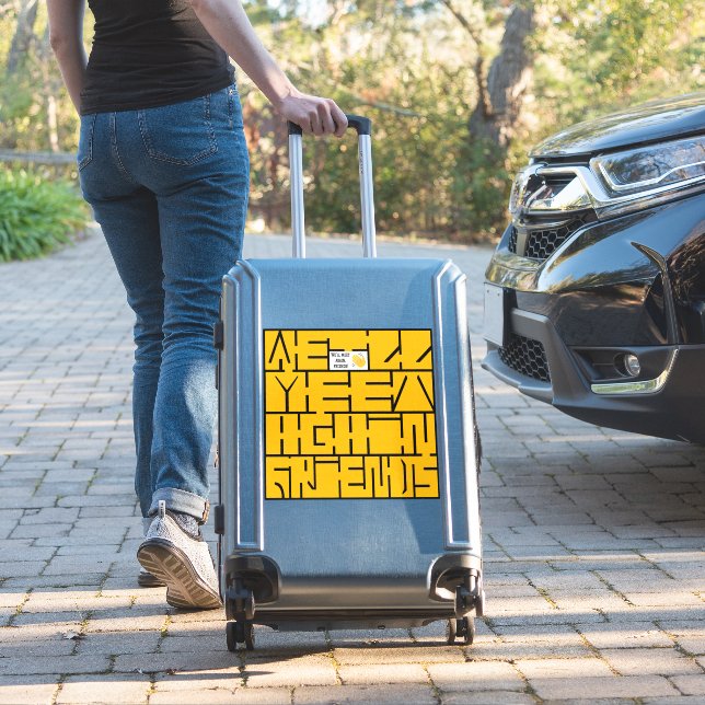 Sticker On se reverra, amis (Valise Insitu)