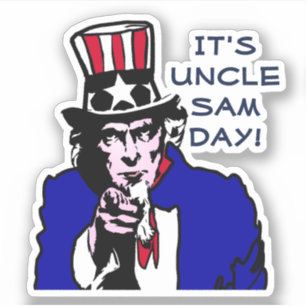 Sticker Oncle Sam Day