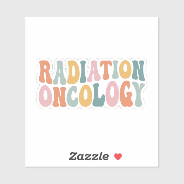 Sticker Oncologie radiothérapique (Feuille)