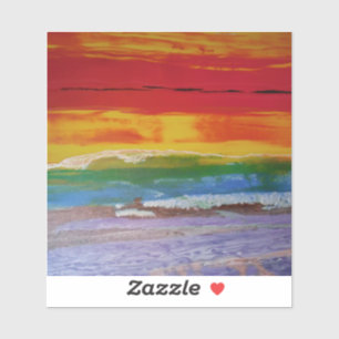 Sticker Ondes du soleil