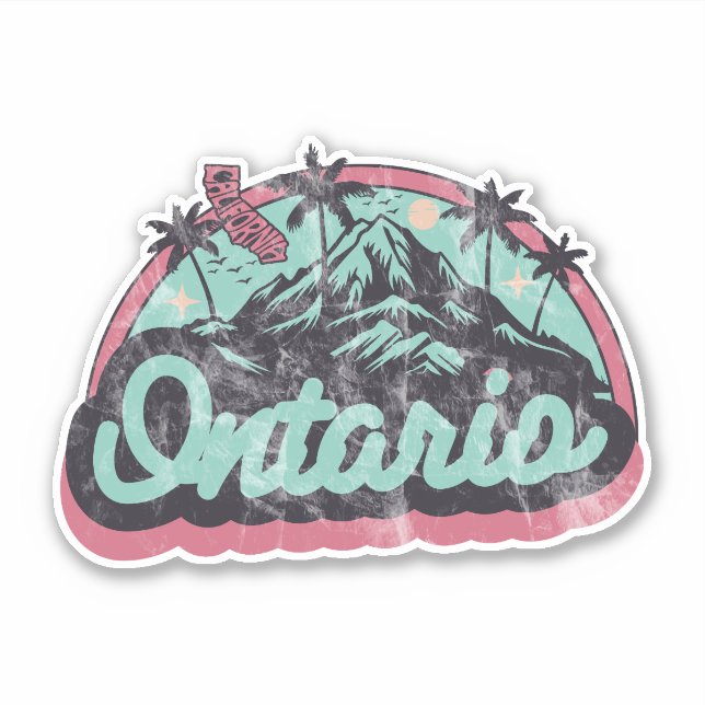 Sticker Ontario (Californie) (Devant)
