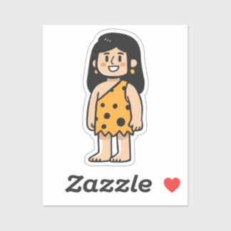 Sticker Oona femme des cavernes