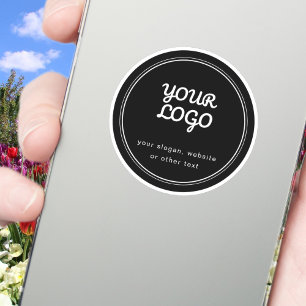 Sticker Opaque ou transparent votre logo élégant modifiabl