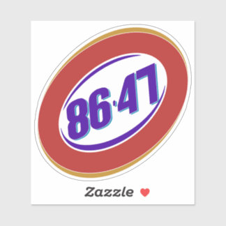 Sticker Opinion politique anti-Trump