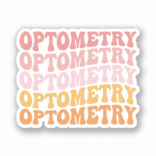 Sticker Optométrie, Cadeau Optométriste, Étudiant Optométr