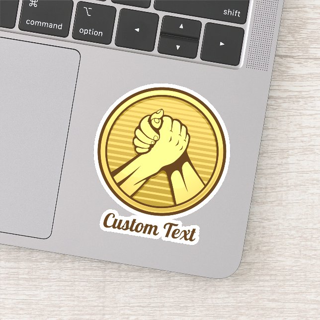 Sticker Or pauvre (Détail)