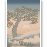 Oranger du Japon dans la brume