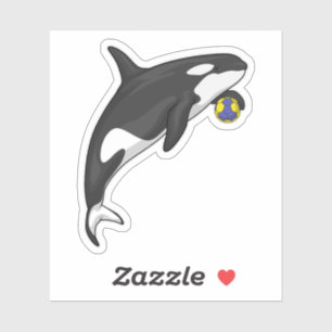 Sticker Orca Handball player Handball