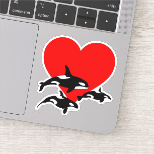 Sticker Orca Killer Whales Lover