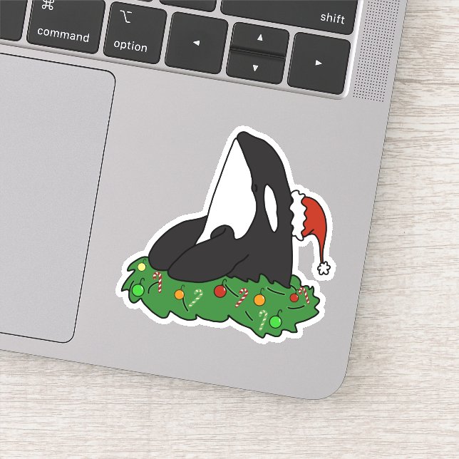 Sticker Orca pour tueur de Noël (Détail)